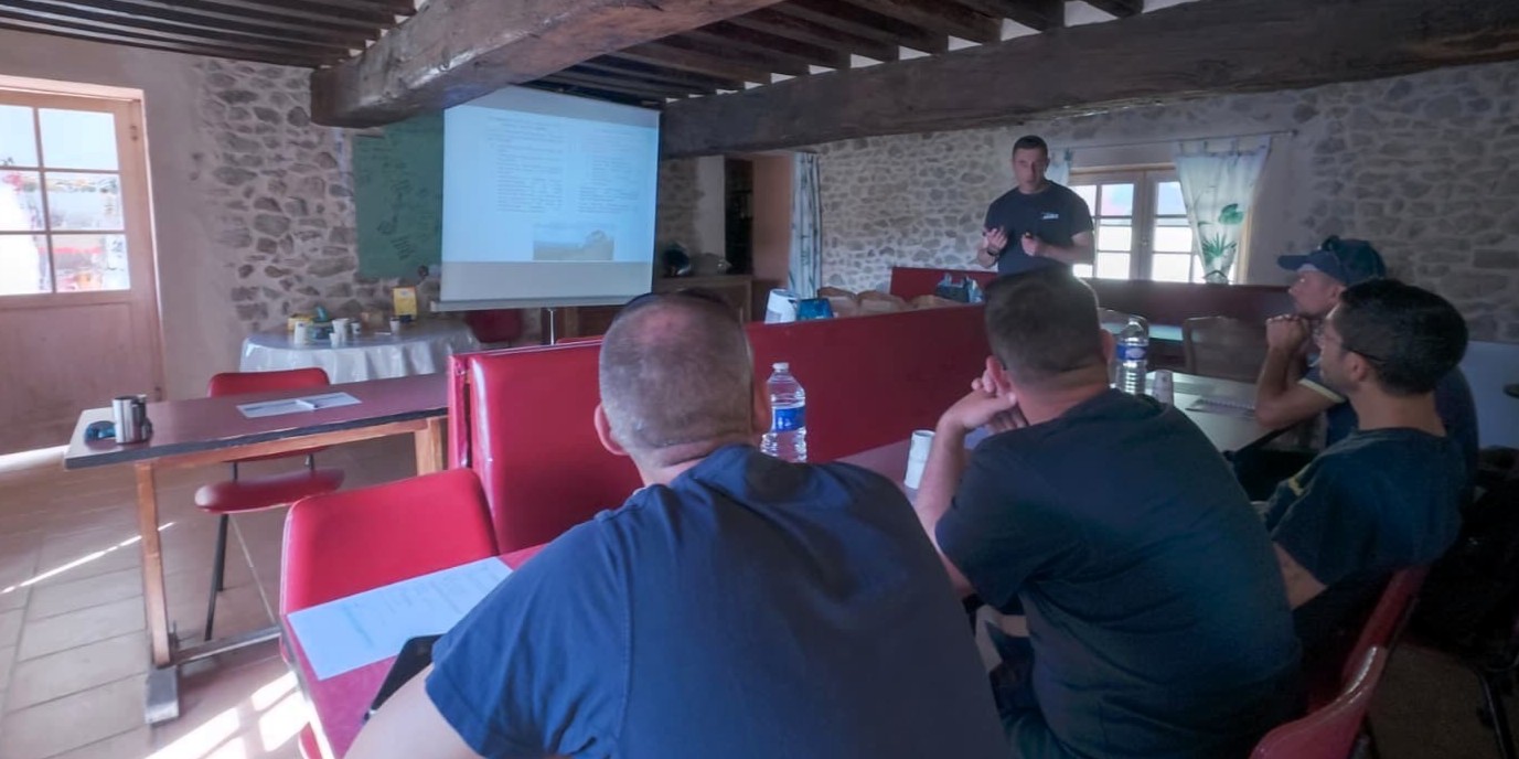 Salle de formation théorique du centre Les Combes Grondées